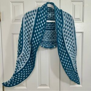 NWT Juniper Moon Alisa Wrap Extra Fin Merino Wool Angora Beatrix Shawl Scarf